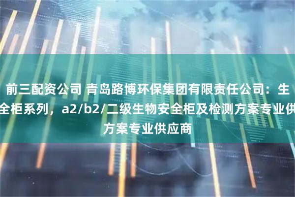 前三配资公司 青岛路博环保集团有限责任公司：生物安全柜系列，a2/b2/二级生物安全柜及检测方案专业供应商